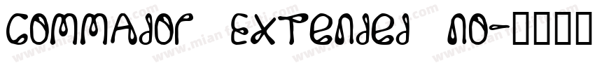 Commador Extended No字体转换